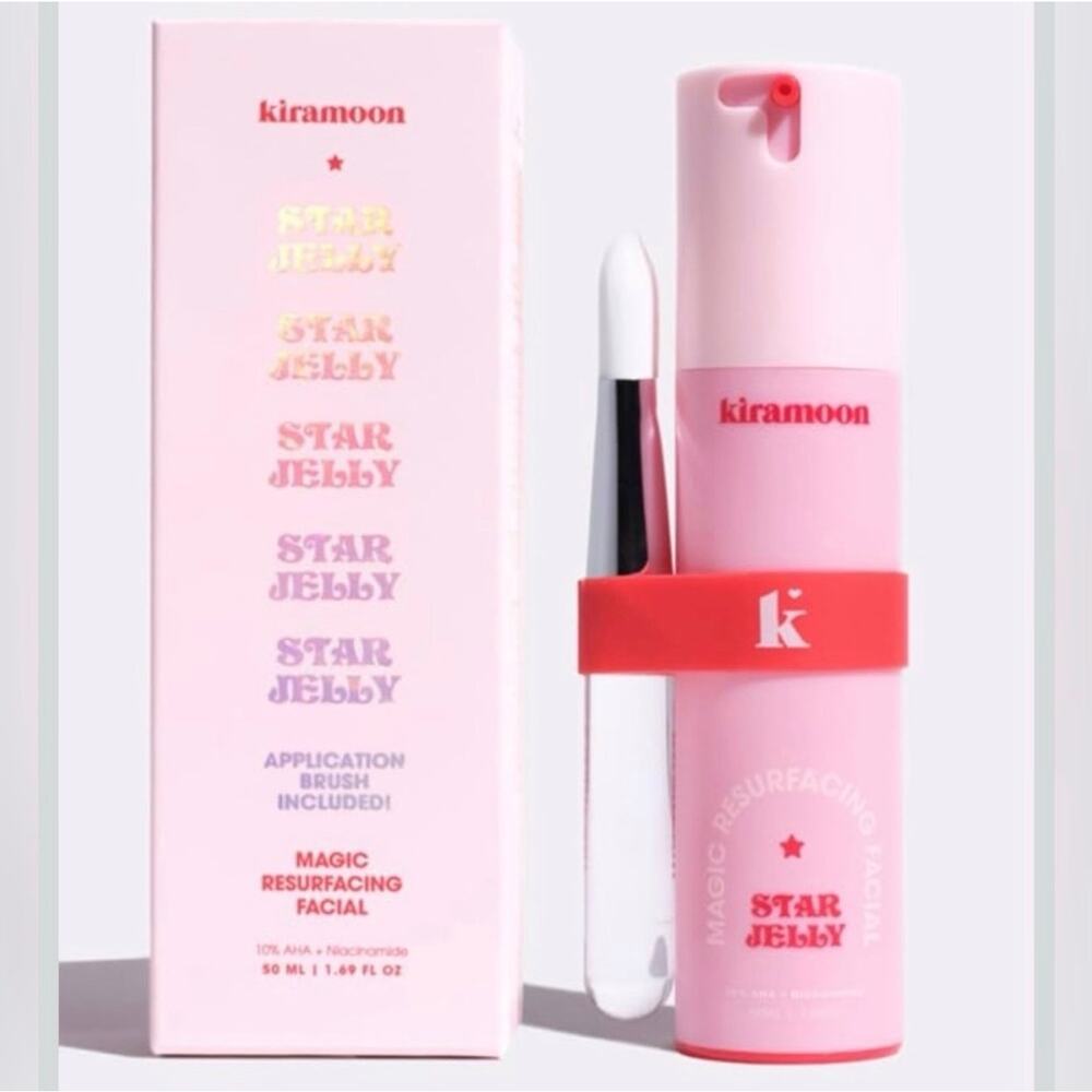 NWT Kiramoon Beauty Star Jelly Clear Magic Resurfacing Face Mask — 1.69fl.oz. - Picture 7 of 8